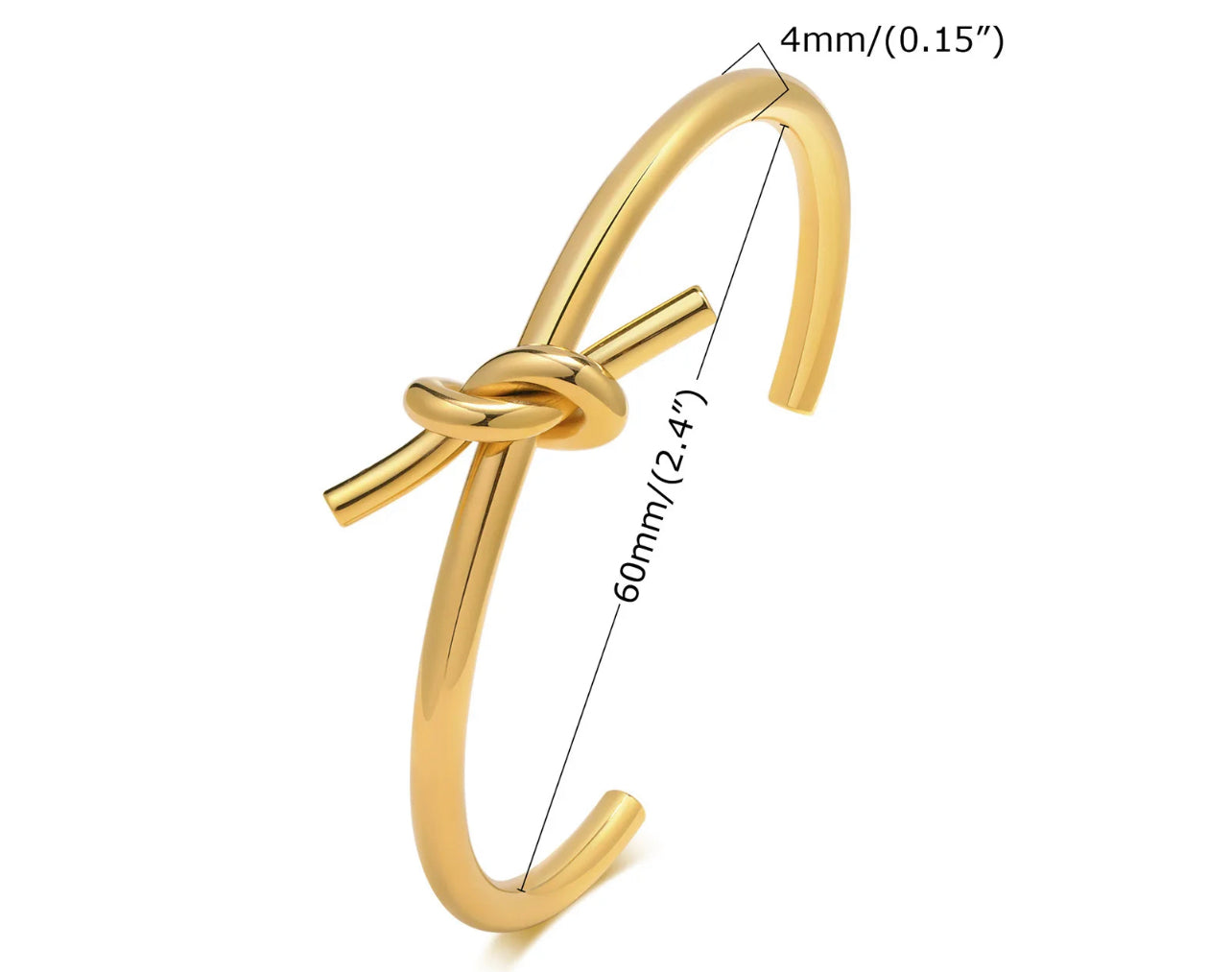 Love Knot Cuff Bangle