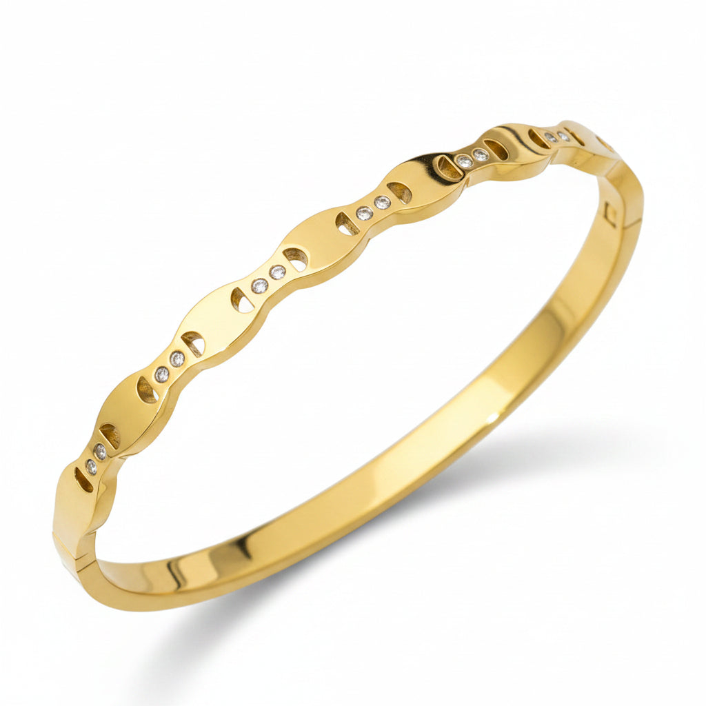 Orbit Stone Bangle