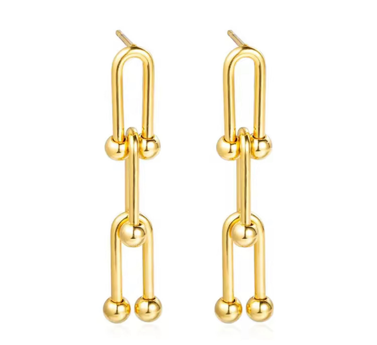 Link Long Earrings