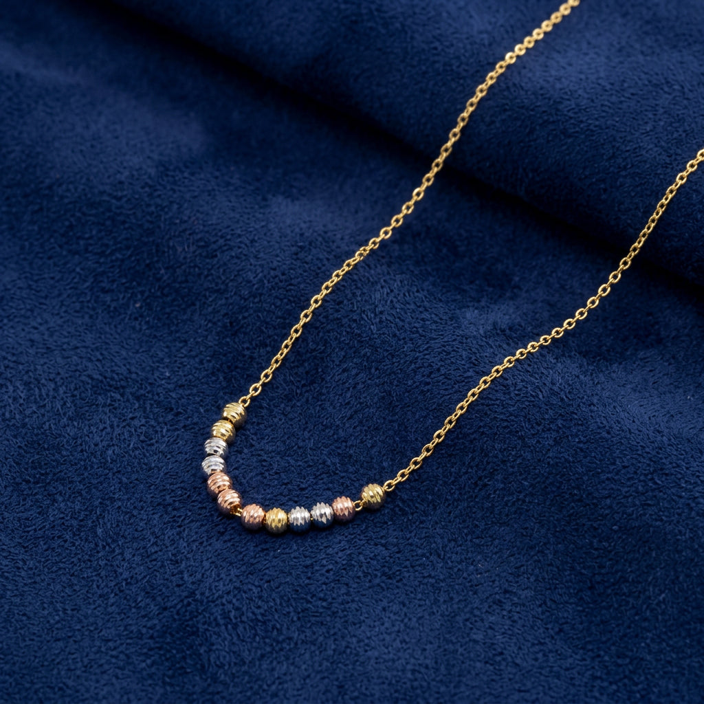 Tri Bead Necklace