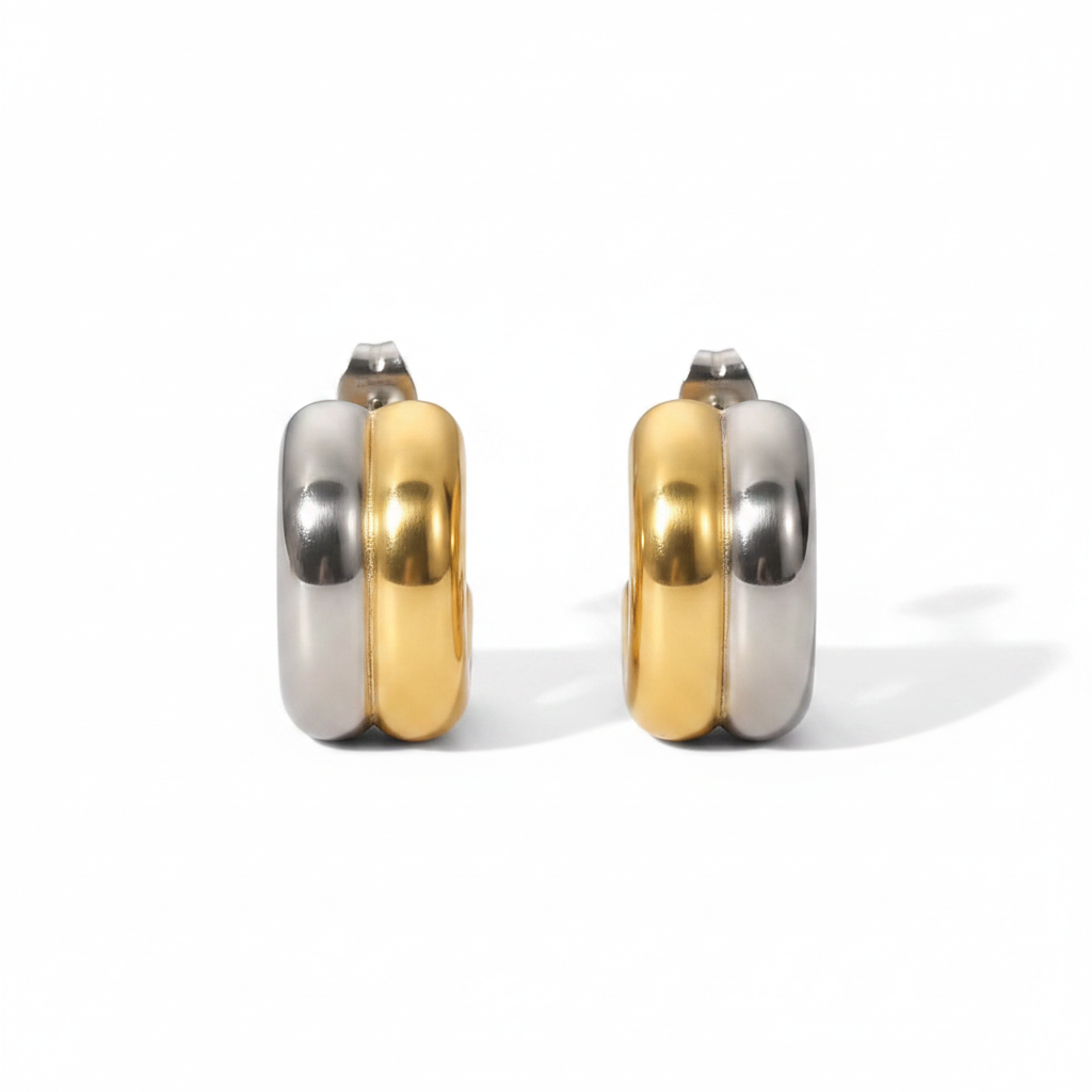 Two Tone Earrings
