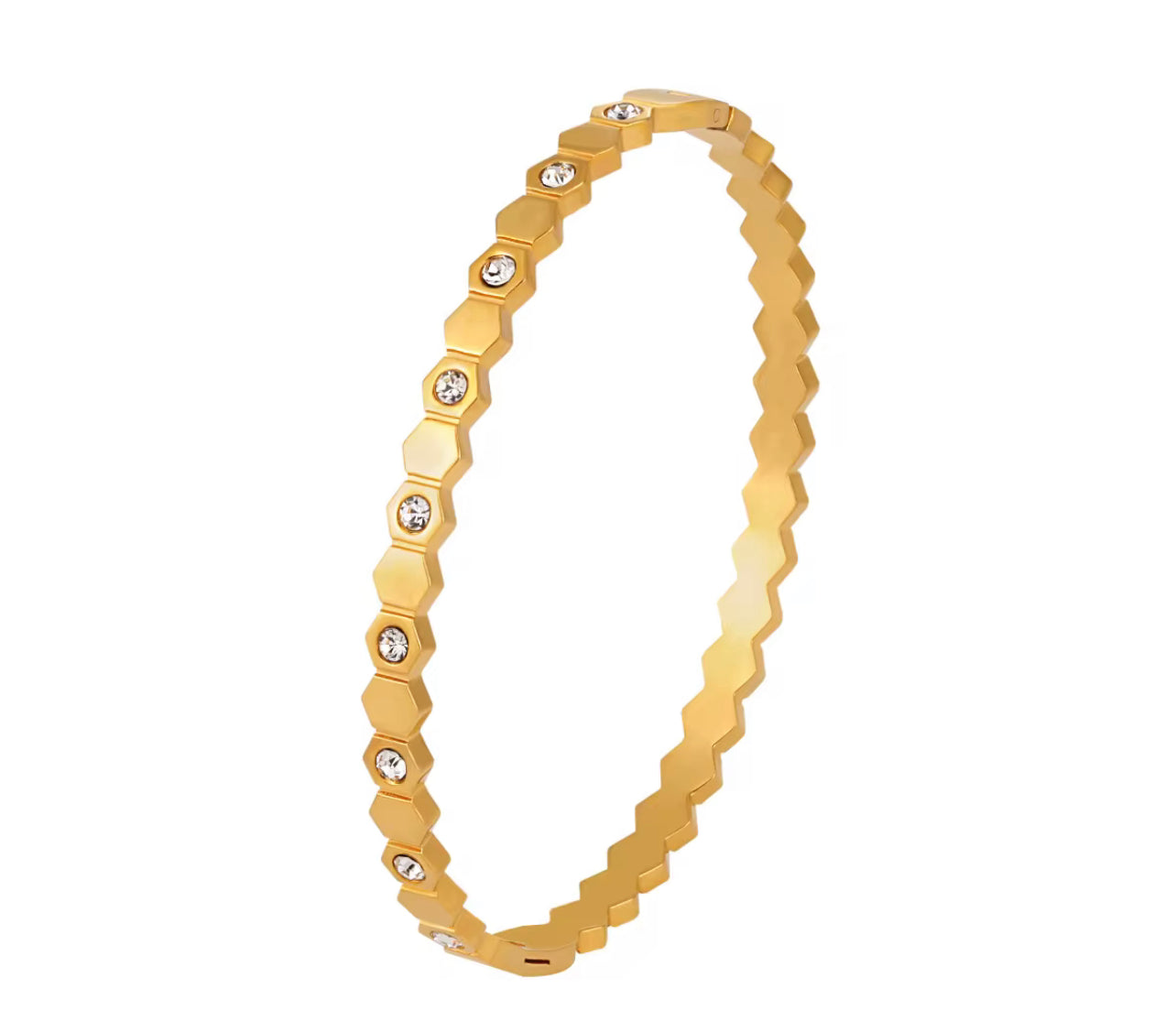 Geo Stone Bangle