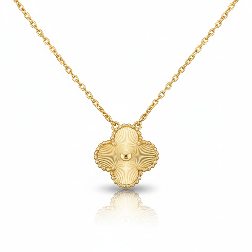 Flower Necklace - Gold
