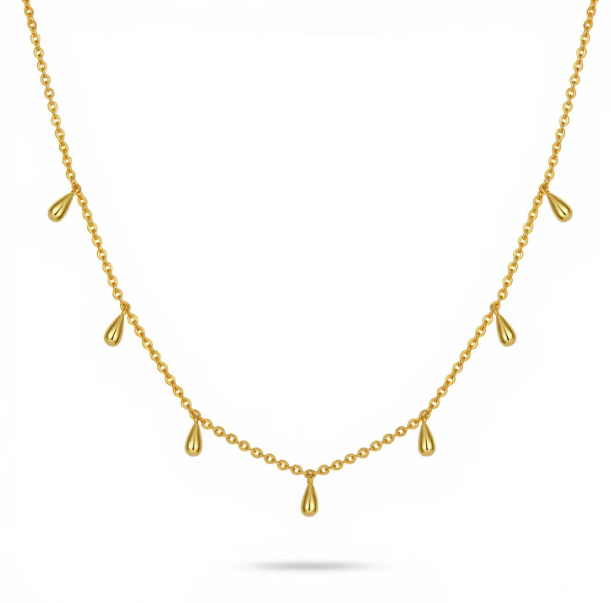 Teardrop Charm Necklace