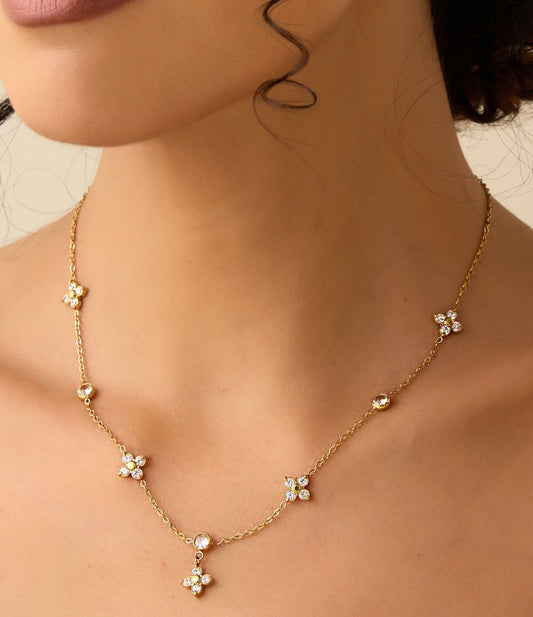 Fleur Gem Necklace