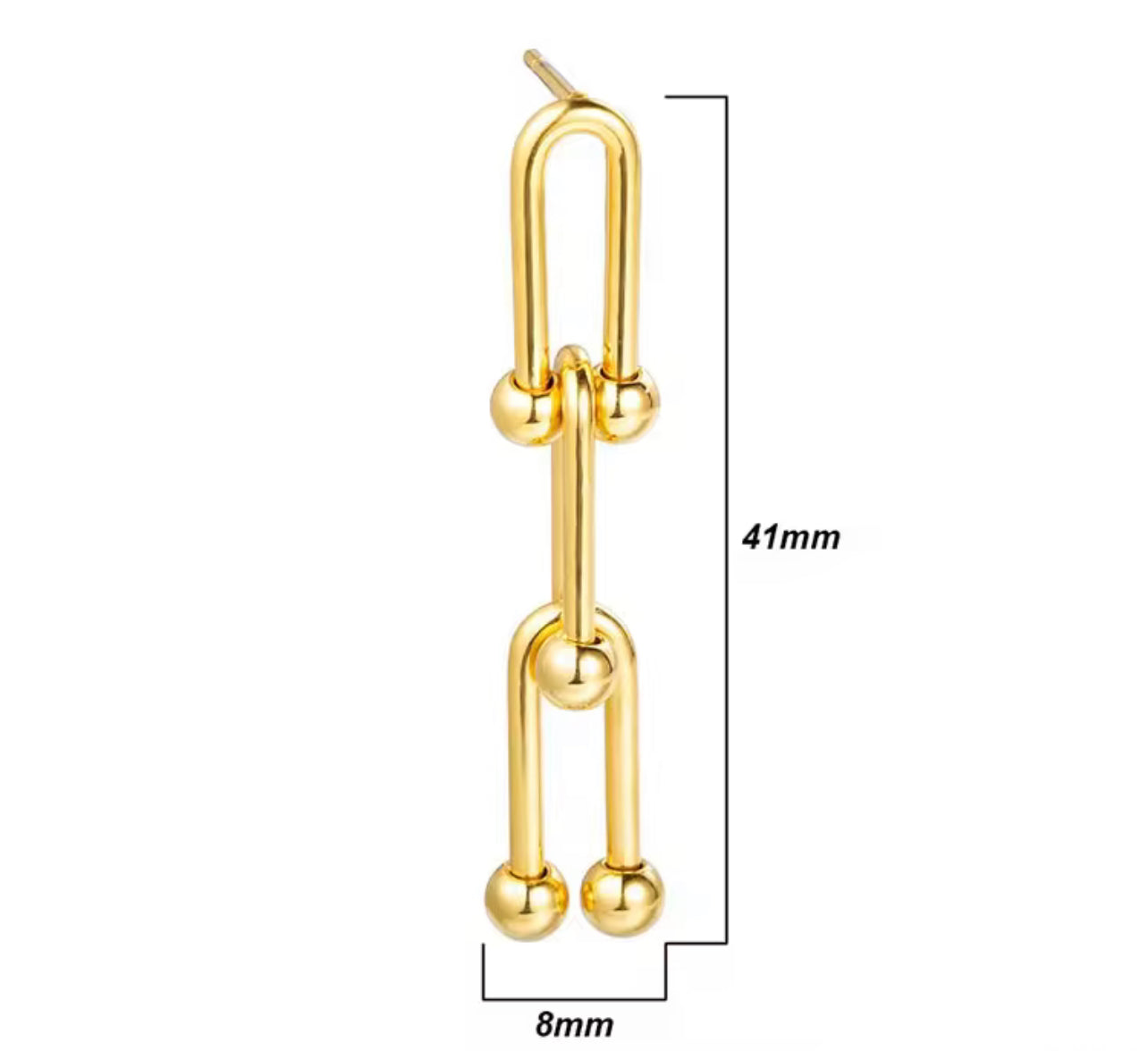 Link Long Earrings