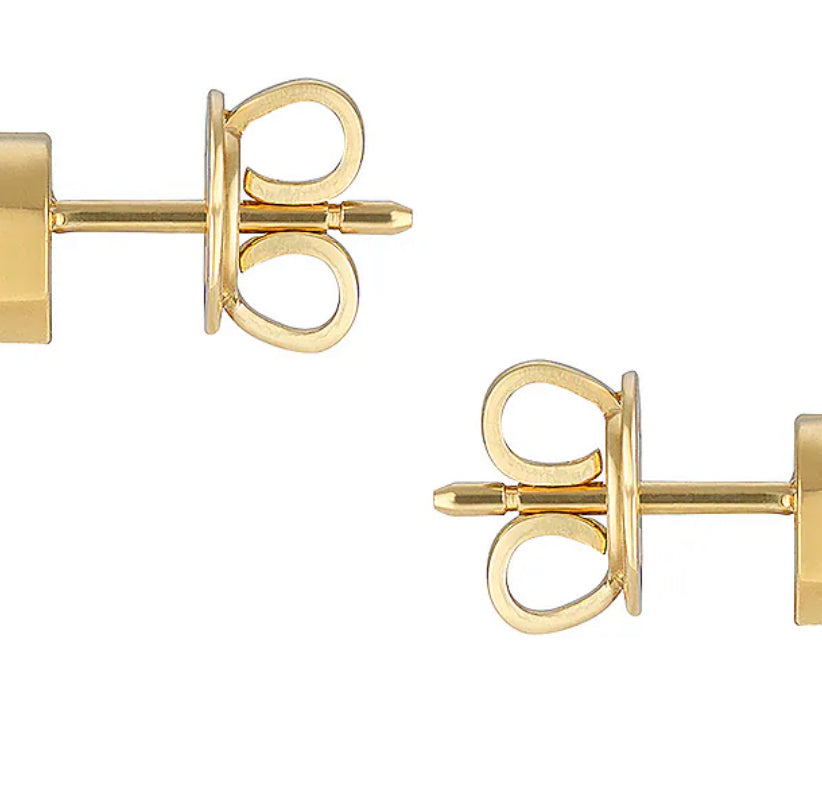 Clover Stud Earrings - Gold