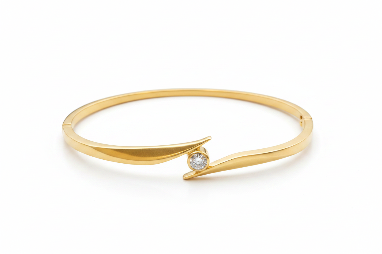 Solitaire Bangle