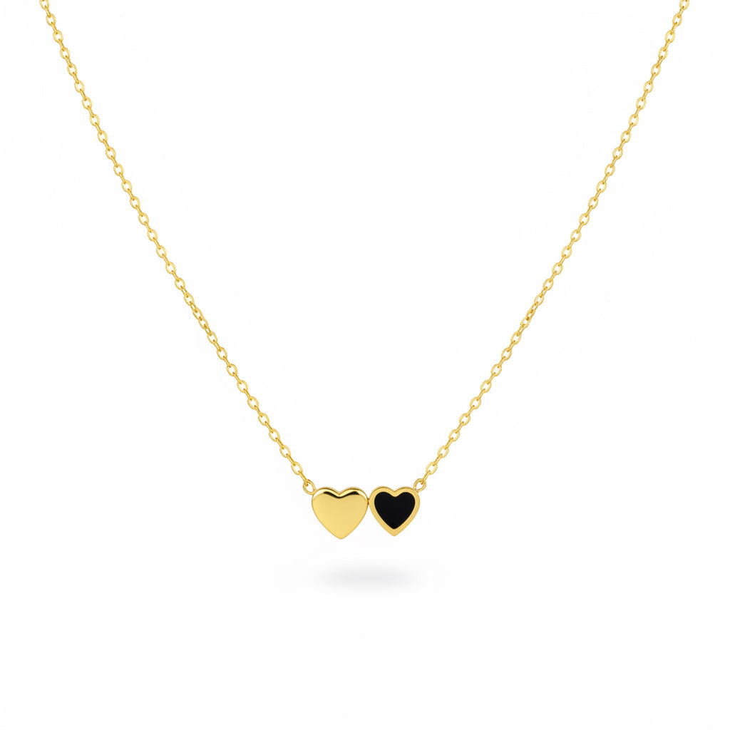 Double Heart Necklace