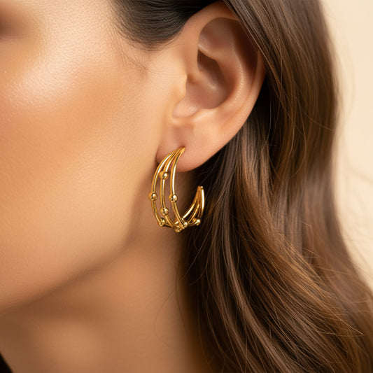 Gilded Earrings