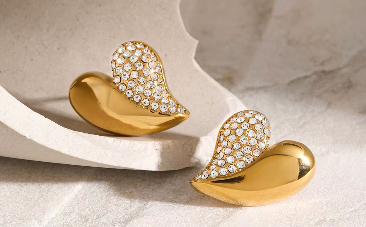 Luxe Heart Earrings