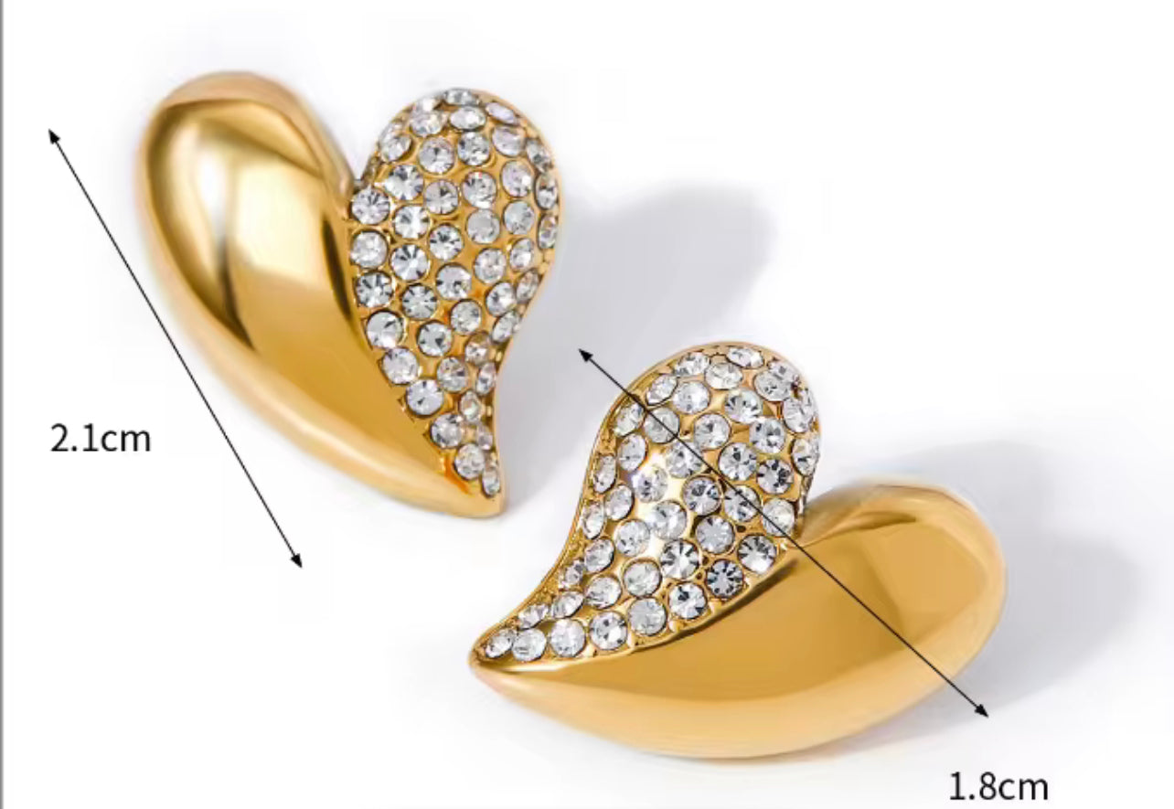 Luxe Heart Earrings