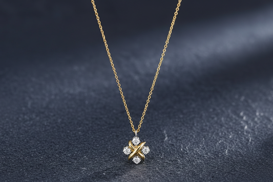 X & Stone Necklace