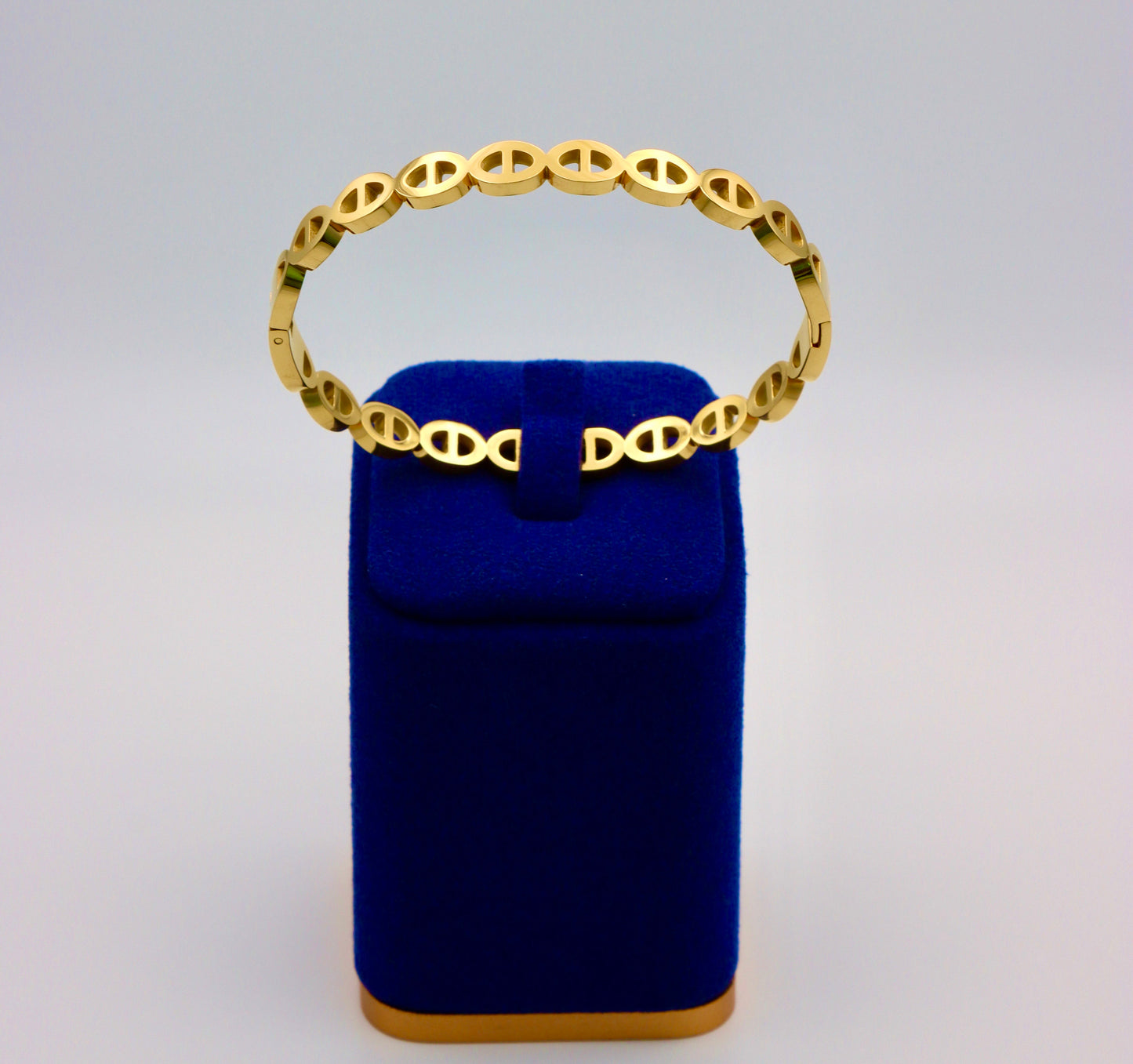 Loop Bracelet 18K Gold Plated, Stainless Steel