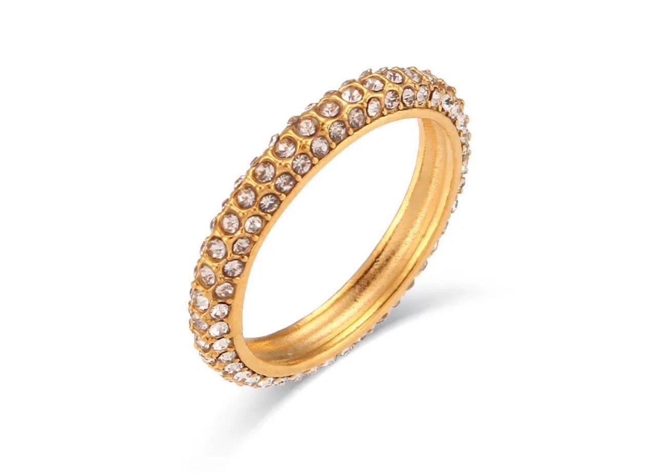 Infinity Studded Ring
