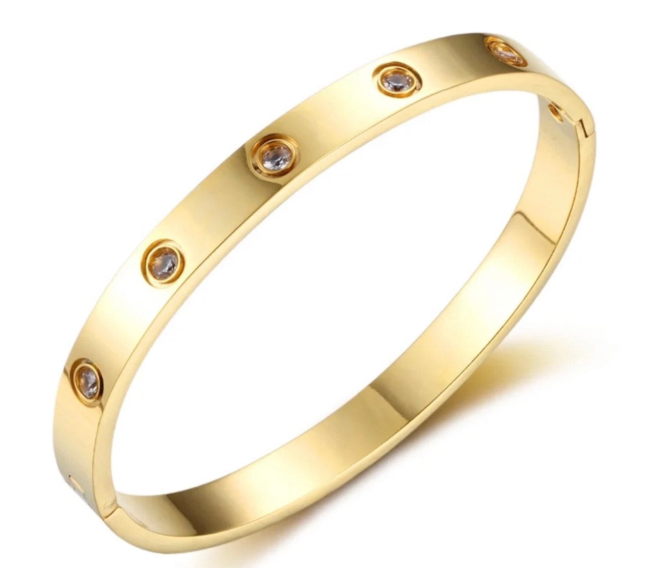 Diamond Stud Bangle
