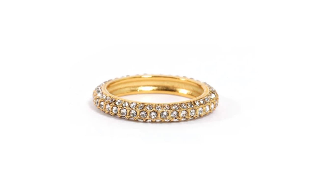 Infinity Studded Ring
