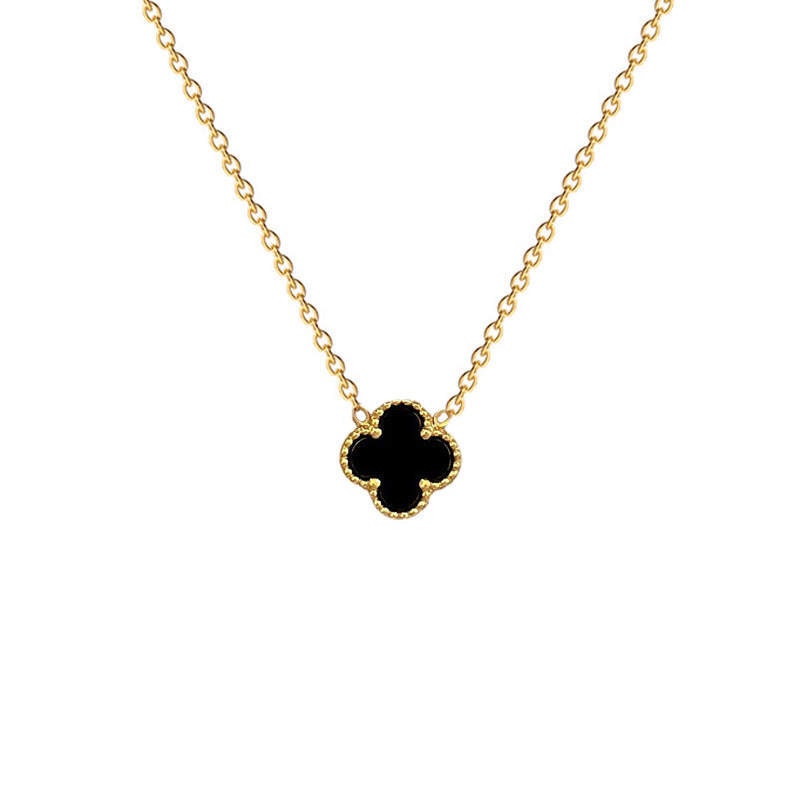 Flower pendant-Black