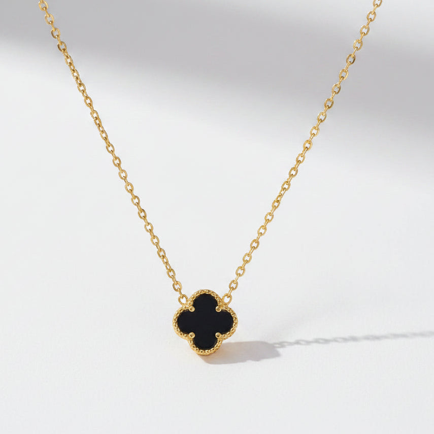 Flower pendant-Black