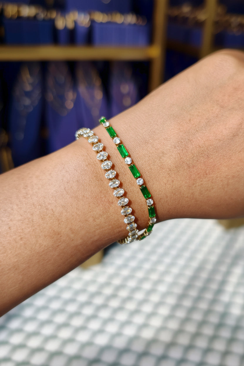 Emerald Tennis Bracelet