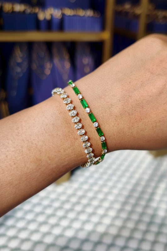 Emerald Tennis Bracelet