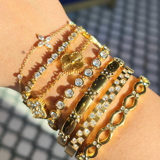 Bezel Stone Bracelet