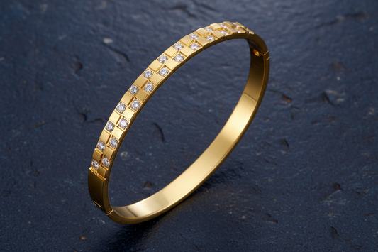 Checkered Luxe Bangle