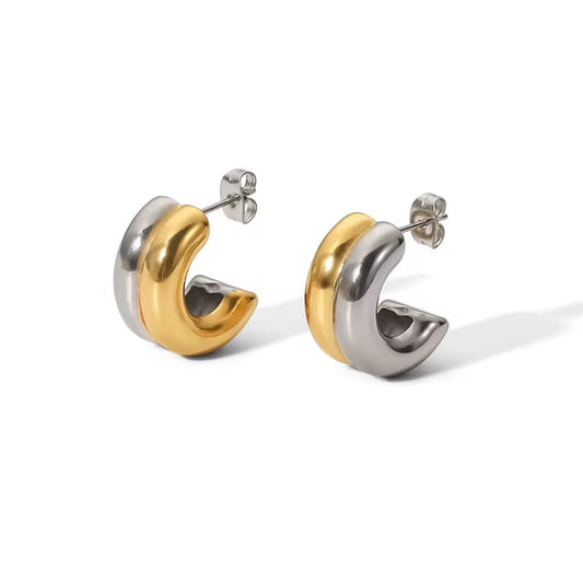Two Tone Earrings