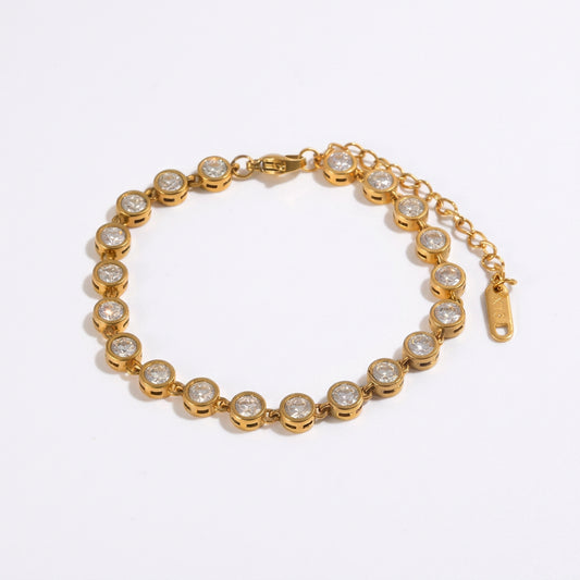 Bezel Stone Bracelet