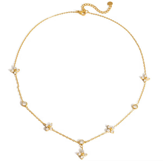 Fleur Gem Necklace