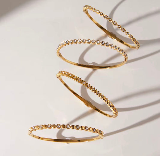 Thin Spark Bangle