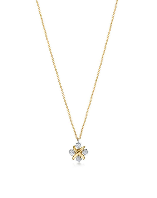 X & Stone Necklace