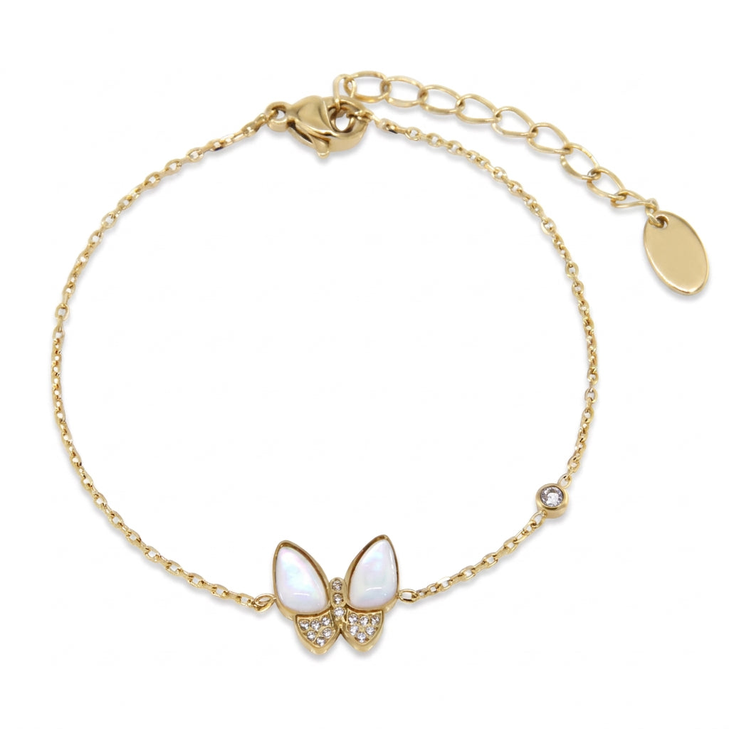 Butterfly Pearl Bracelet