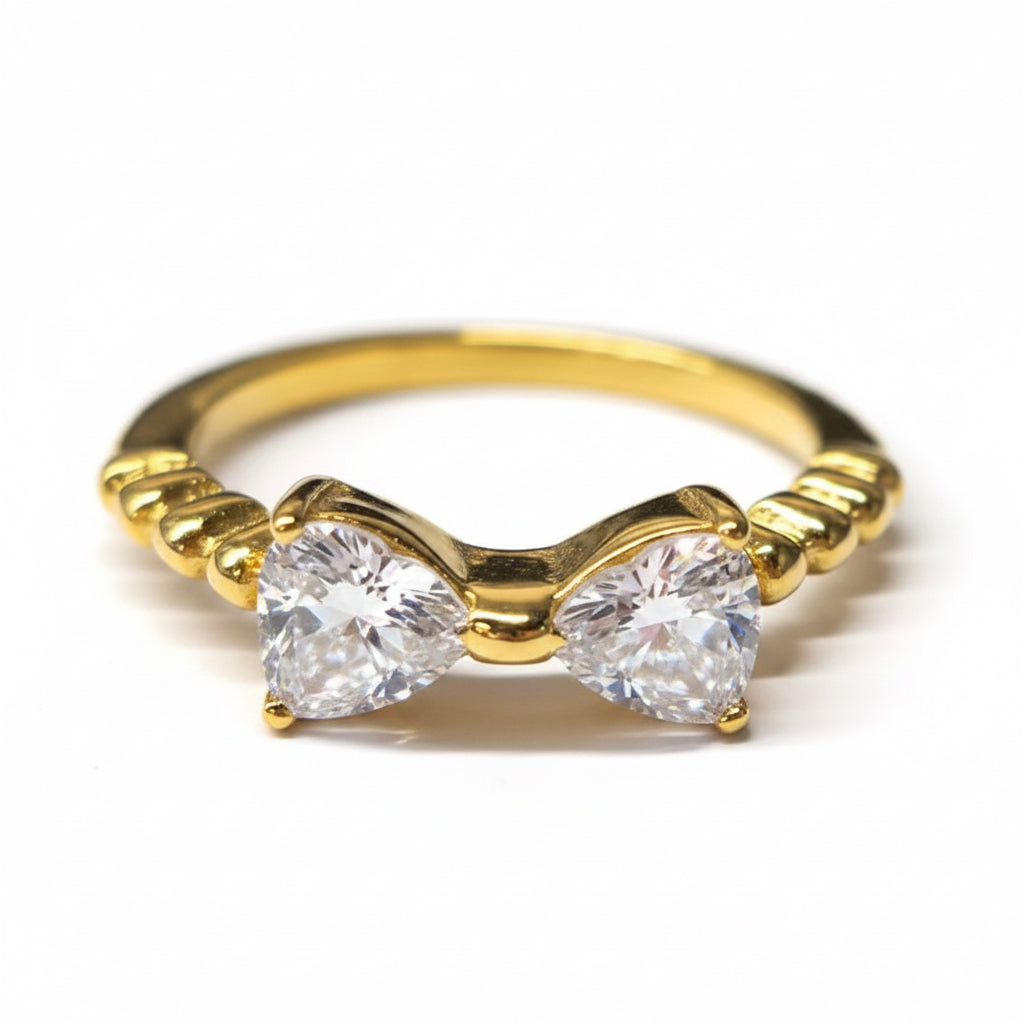 Bow Stone Ring