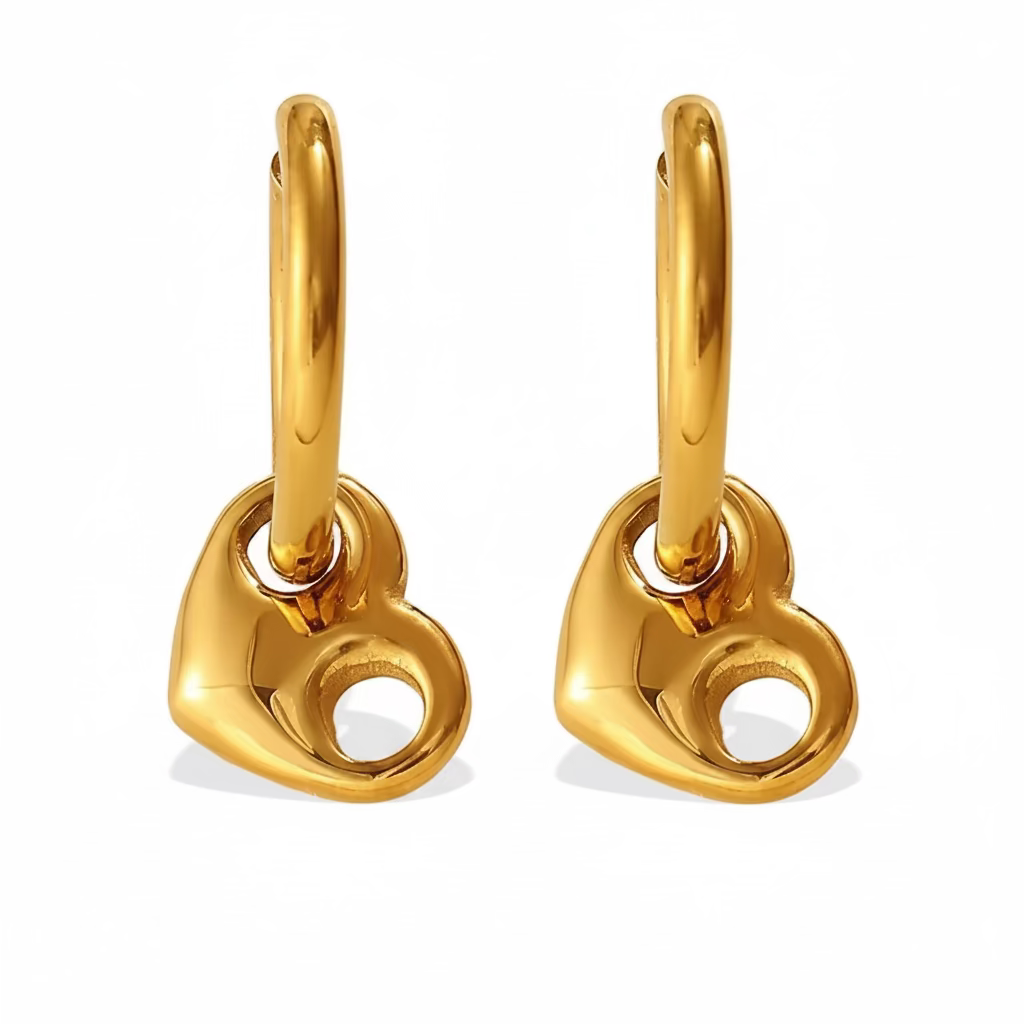 Puff Heart Earrings