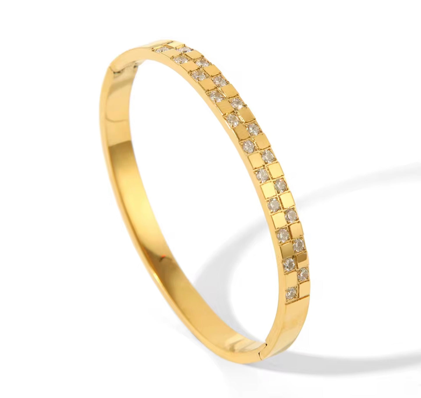 Checkered Luxe Bangle