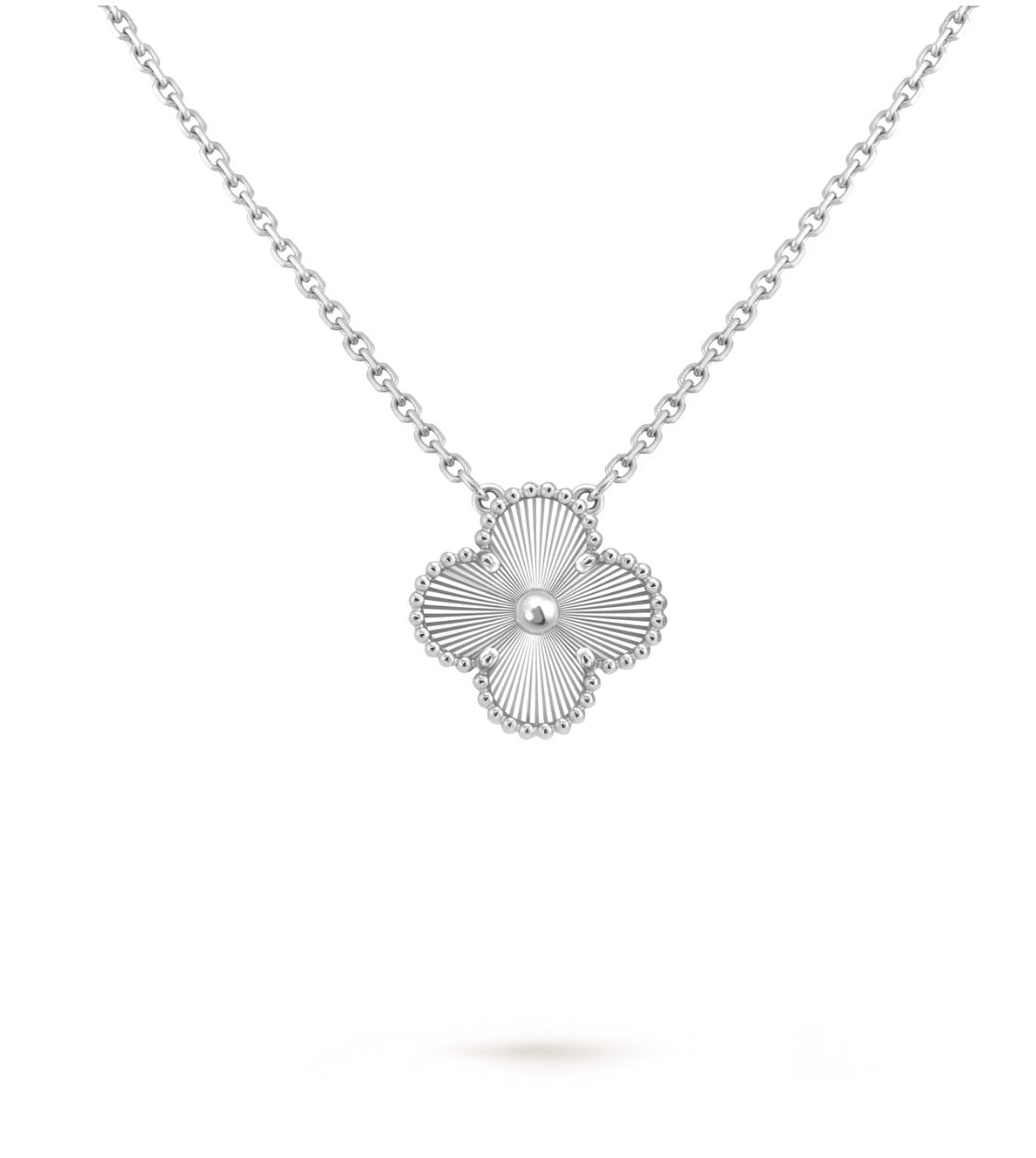 Silver Flower Necklace