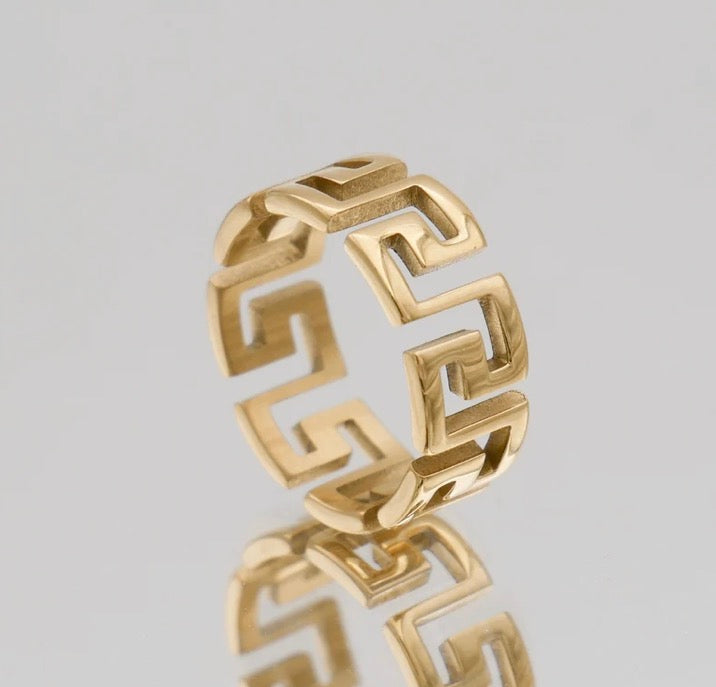 Greek Key Ring