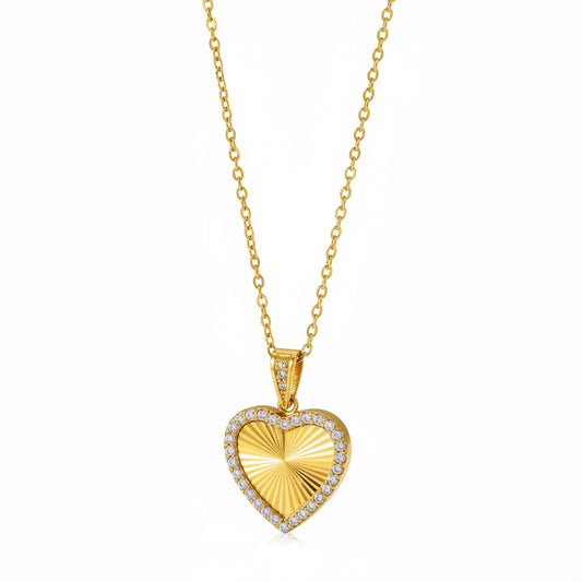 Pavé Heart Necklace