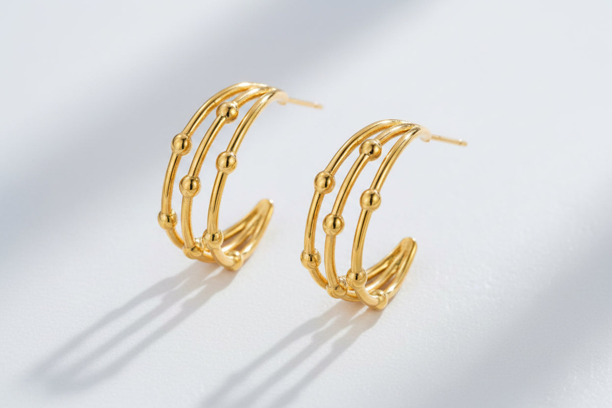 Gilded Earrings