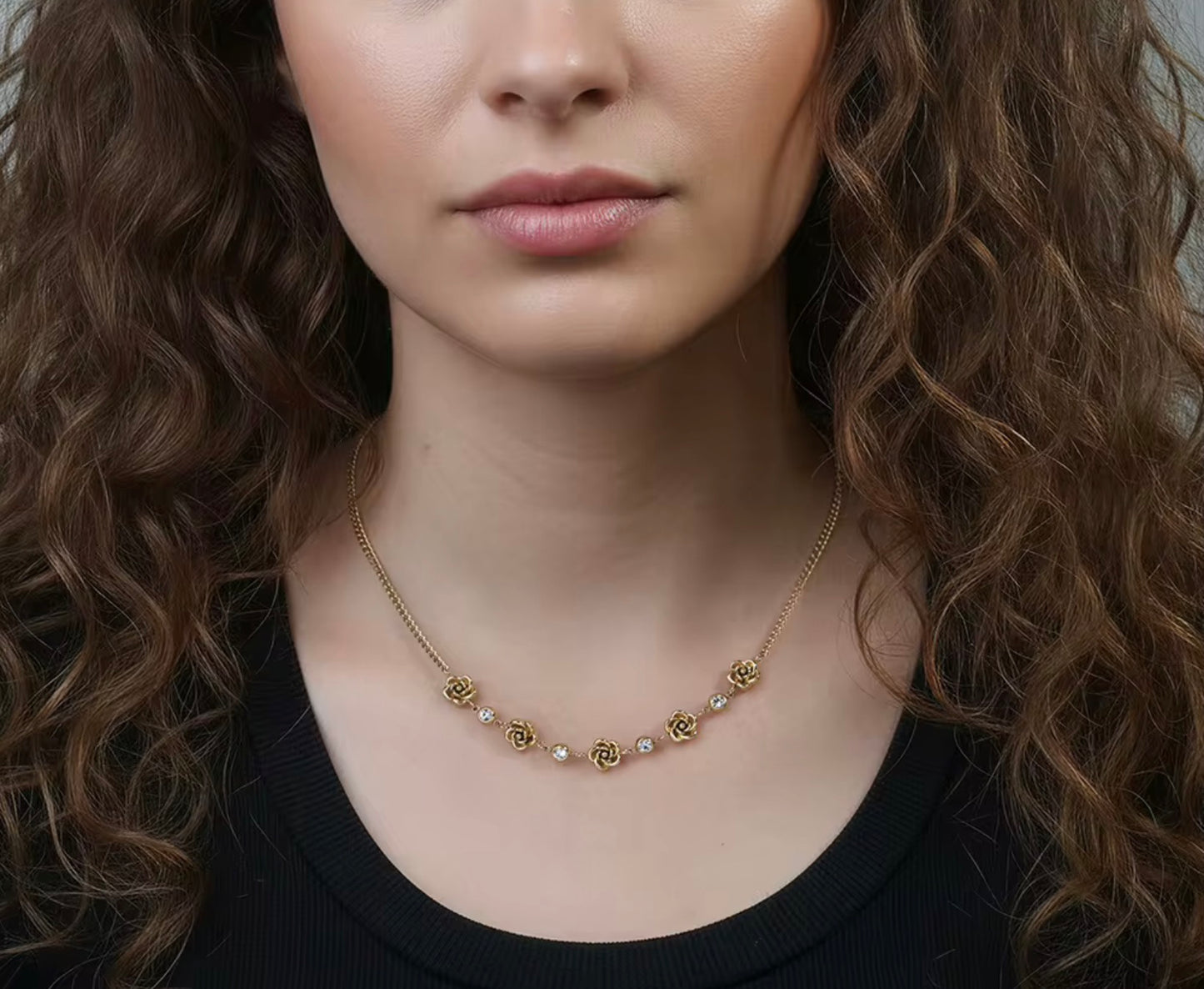 Rosette Necklace