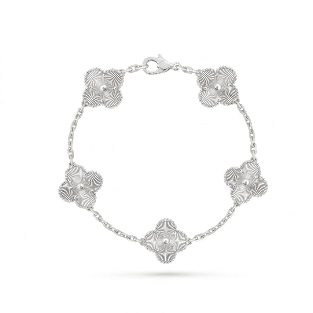 Silver Flower Bracelet