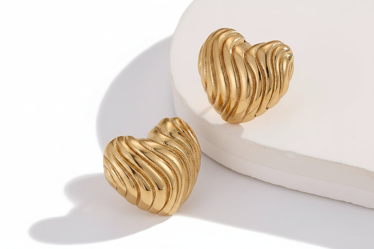 Luxe Heart Earrings