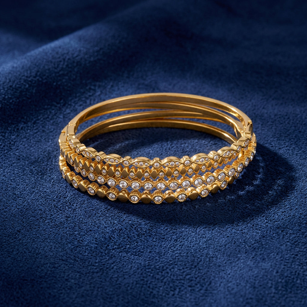 Thin Spike Bangle