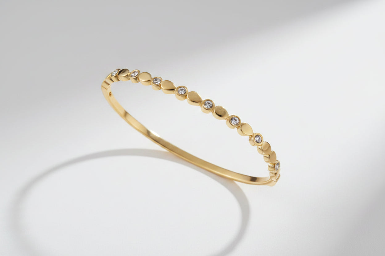 Drop Stone Bangle