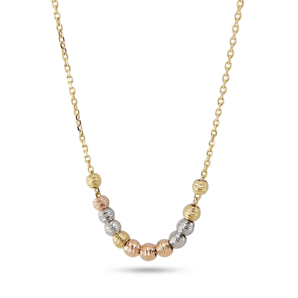 Tri Bead Necklace