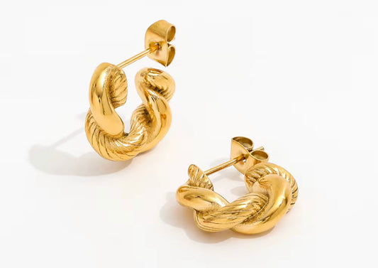 Twisted Rope Earrings