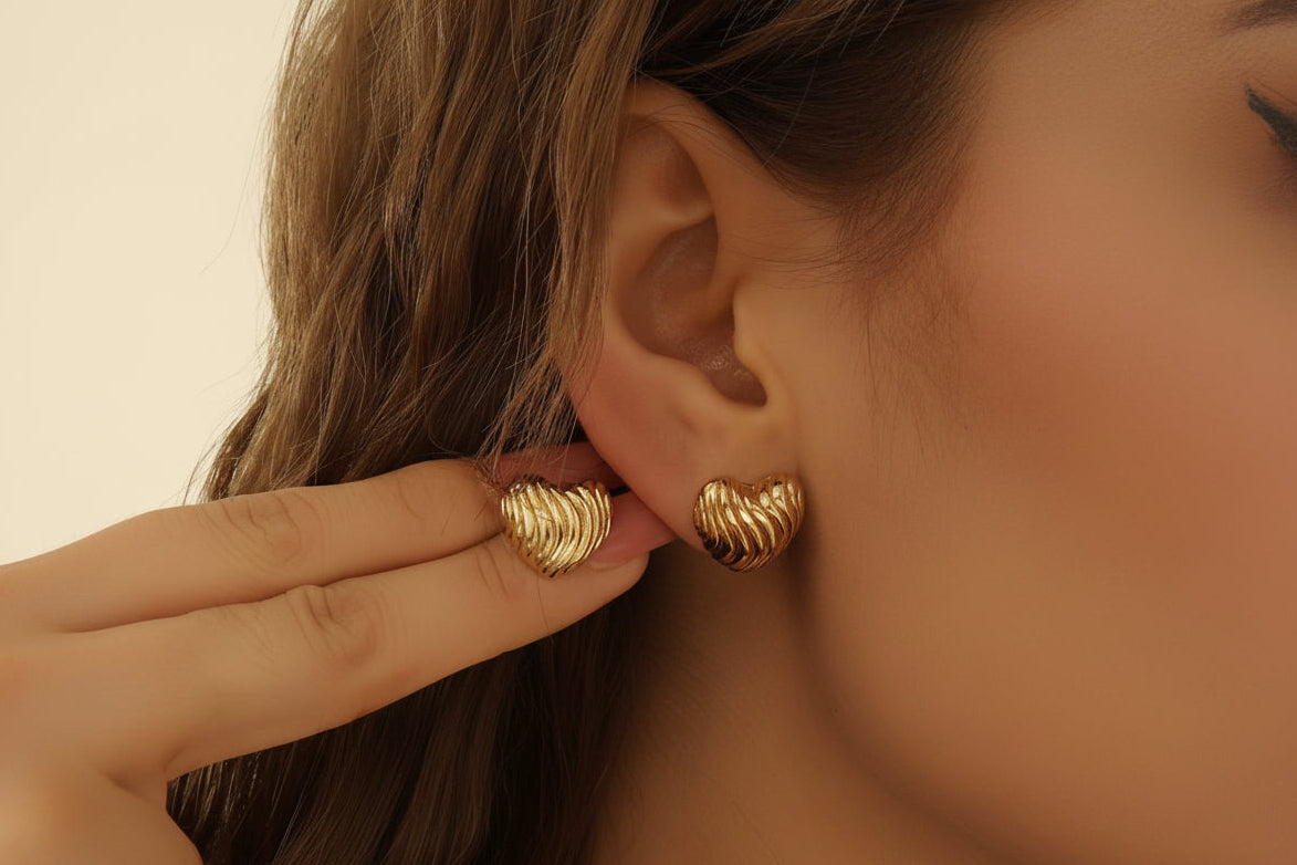 Luxe Heart Earrings