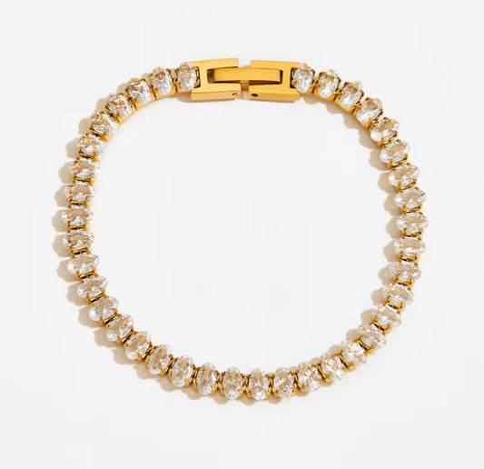 Luxe Oval Tennis Bracelet