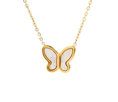 Pearl Butterfly Necklace